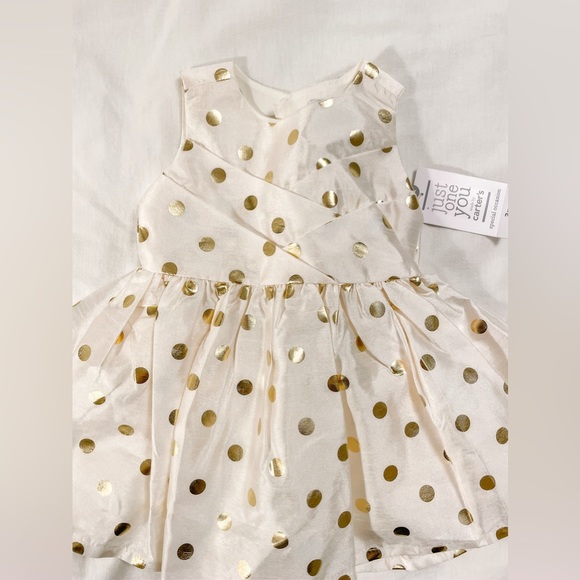 NWT Carter’s Just One You Party Dress & Sweater Size 0-3M - Picture 3 of 5